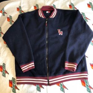 tommy hilfiger letterman sweater